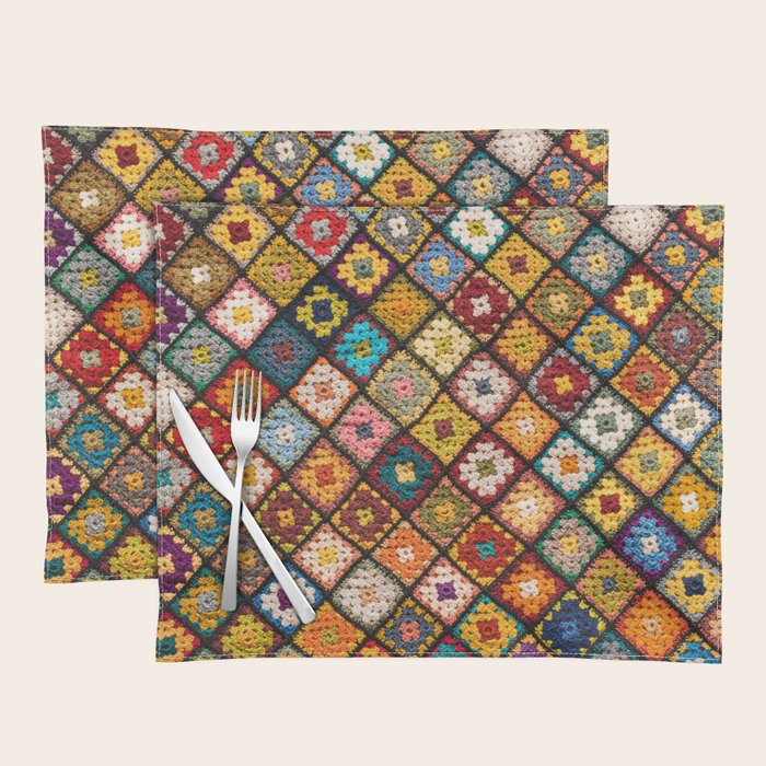 Granny square Placemat Gallery Image 1
