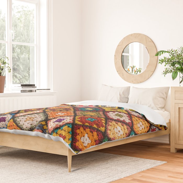 Granny square Duvet Cover Gallery Image 2