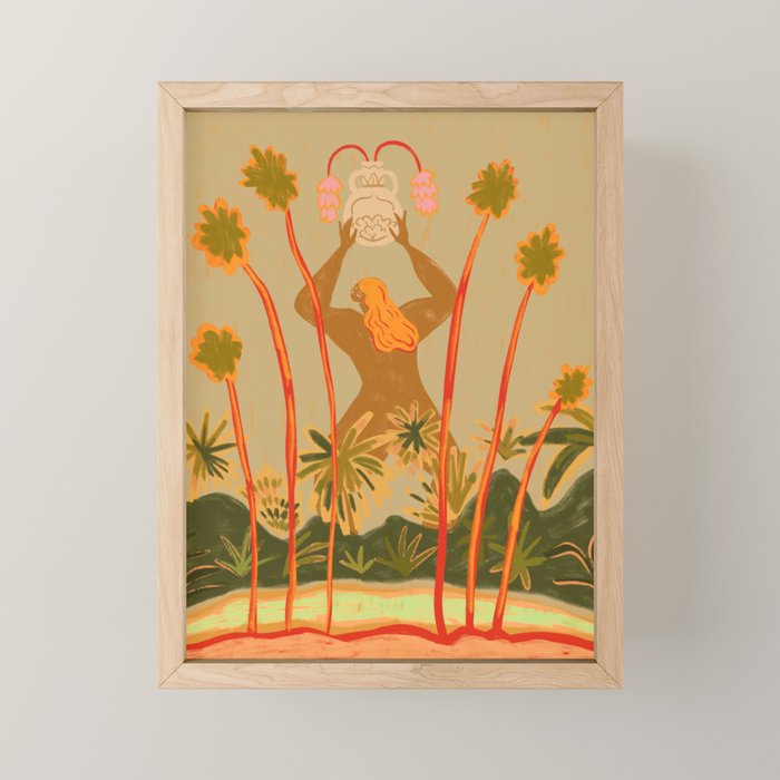 Among the Trees Mini Art Print Gallery Image 1