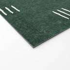 triple dash - green Welcome Mat Gallery Image 2