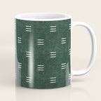 triple dash - green Coffee Mug Gallery Image 1