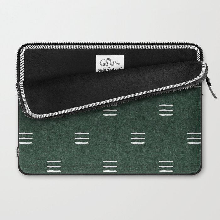 triple dash - green Laptop Sleeve Gallery Image 2