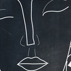 Lady Portrait Minimal Line Art Coffee Mug Gallery Image 2