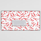 Watercolor Lobster Desk Mat Gallery Image 1