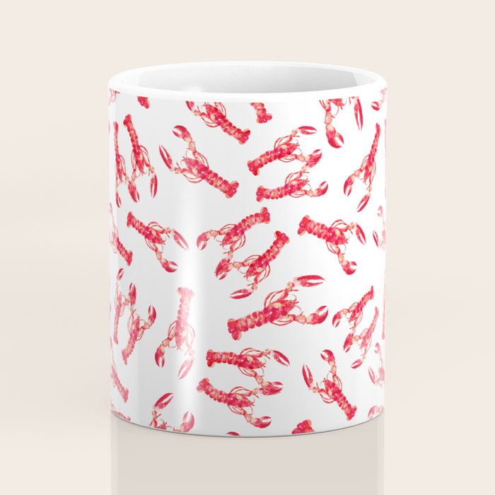 Watercolor Lobster Coffee Mug Gallery Image 4