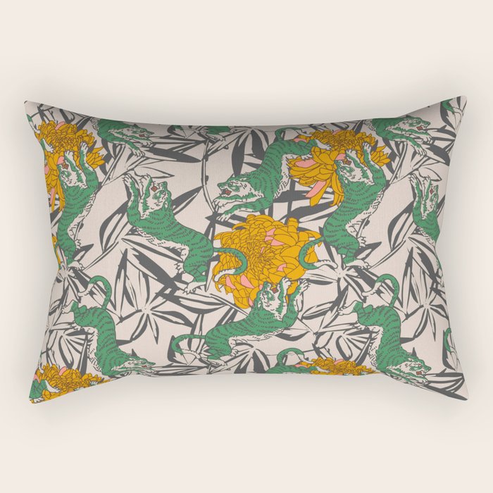 BENGAL MAYA TIGER Rectangular Pillow Gallery Image 1