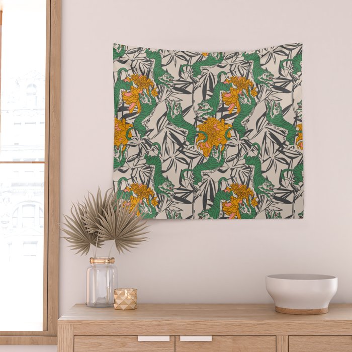 BENGAL MAYA TIGER Wall Tapestry Gallery Image 2