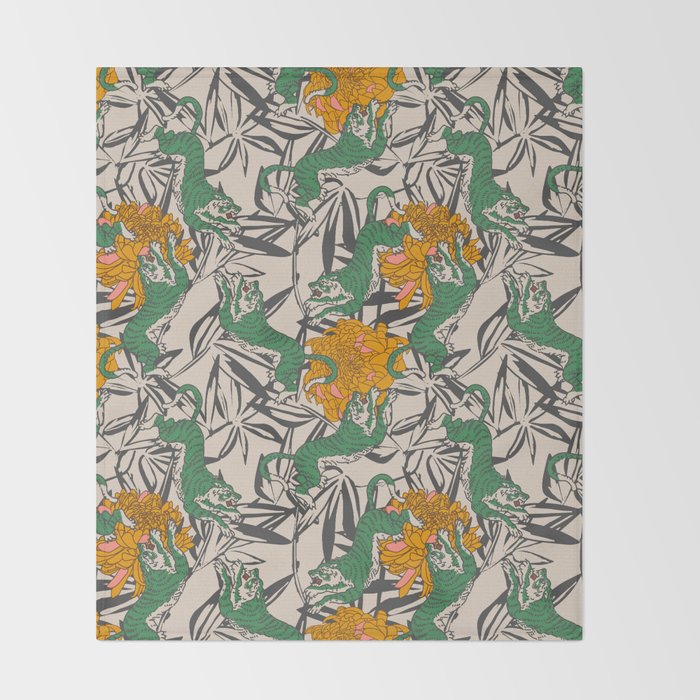 BENGAL MAYA TIGER Throw Blanket Gallery Image 2