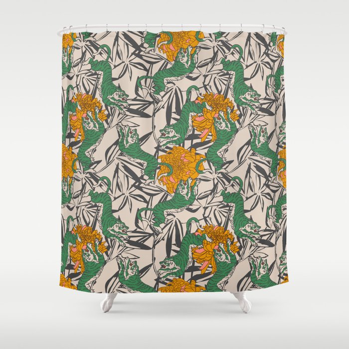 BENGAL MAYA TIGER Shower Curtain Gallery Image 1