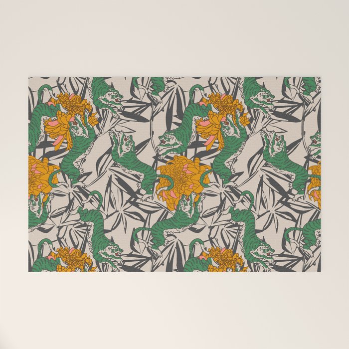 BENGAL MAYA TIGER Welcome Mat Gallery Image 1