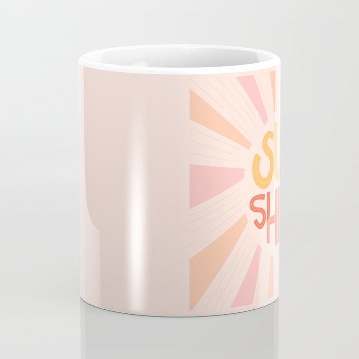 Sunshine Hand Lettering Coffee Mug Gallery Image 4