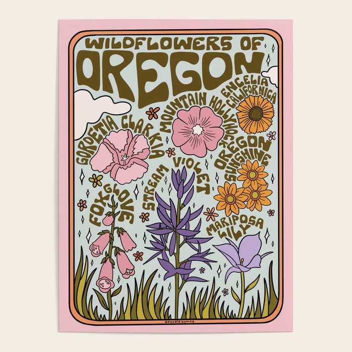 Oregon Wildflowers Poster Gallery Image 4