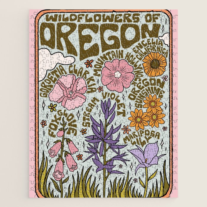 Oregon Wildflowers Jigsaw Puzzle Gallery Image 1