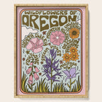 Oregon Wildflowers Serving Tray Gallery Image 1