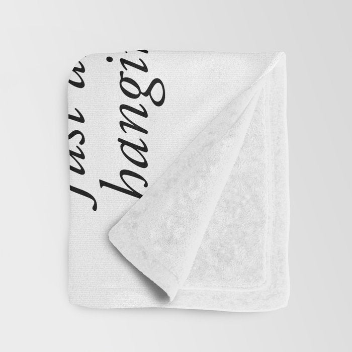 just another thing hanging over your head Throw Blanket Gallery Image 3