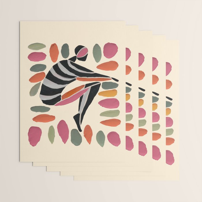 Dance of Shapes Wrapping Paper Gallery Image 3