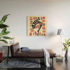 Dance of Shapes Wood Wall Art Gallery Image 2