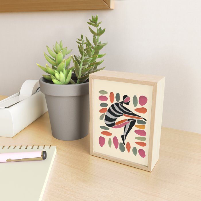 Dance of Shapes Mini Art Print Gallery Image 2