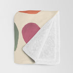 Dance of Shapes Throw Blanket Gallery Image 3