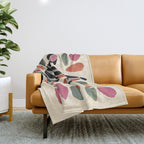 Dance of Shapes Throw Blanket Gallery Image 1
