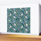 Garden and birds Wall Mural Gallery Image 2