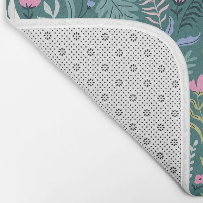 Garden and birds Bath Mat Gallery Image 2