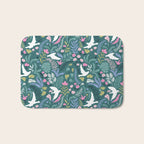 Garden and birds Bath Mat Gallery Image 1