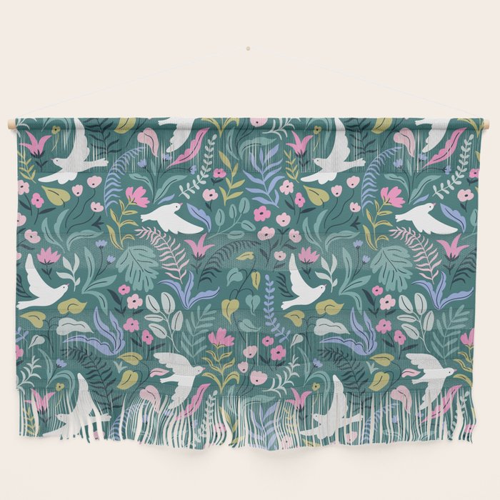 Garden and birds Wall Hanging Gallery Image 1