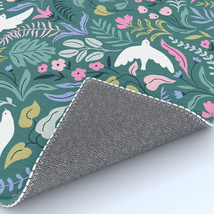 Garden and birds Rug Gallery Image 4