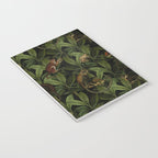 Monkey Vintage Botanical Night Jungle Garden Notebook Gallery Image 3