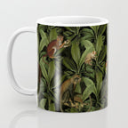 Monkey Vintage Botanical Night Jungle Garden Coffee Mug Gallery Image 3