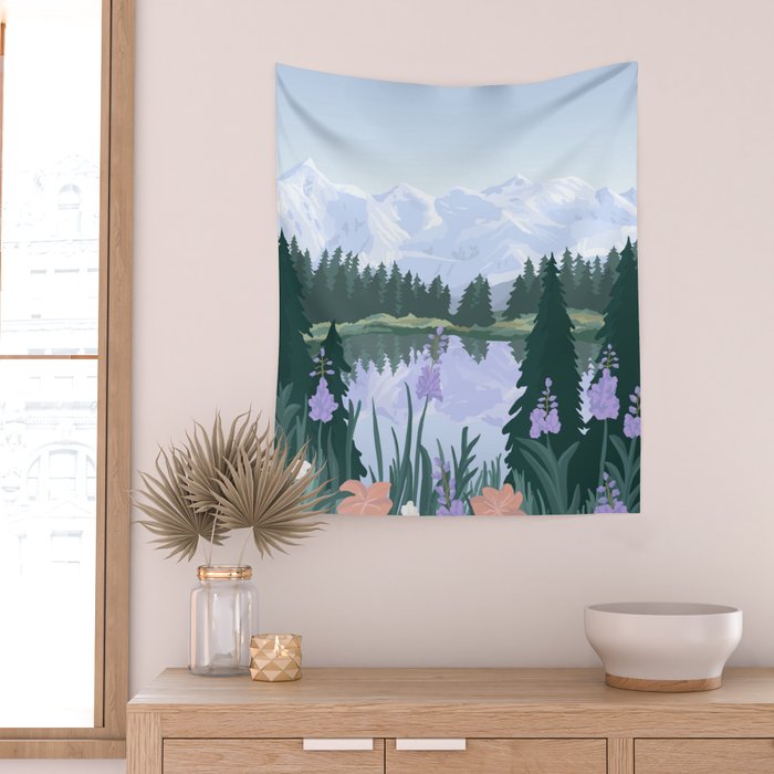 Denali National Park Wall Tapestry Gallery Image 2