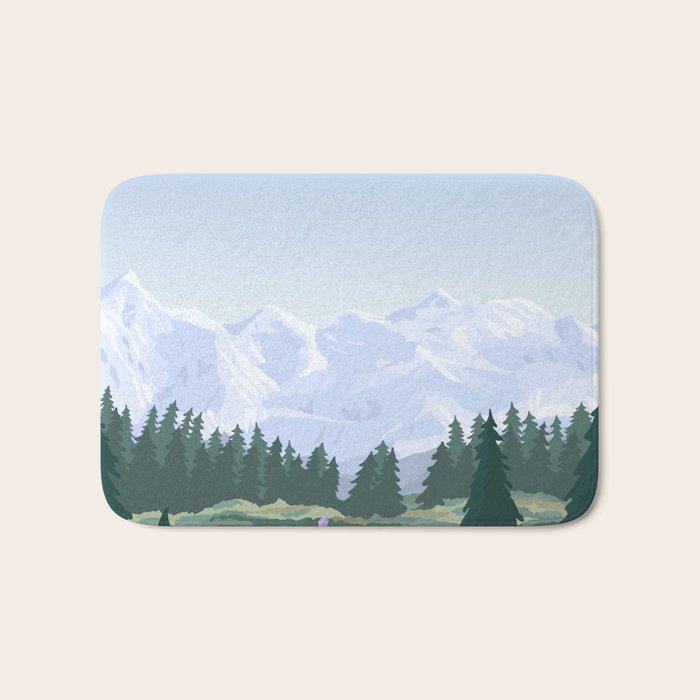 Denali National Park Bath Mat Gallery Image 1