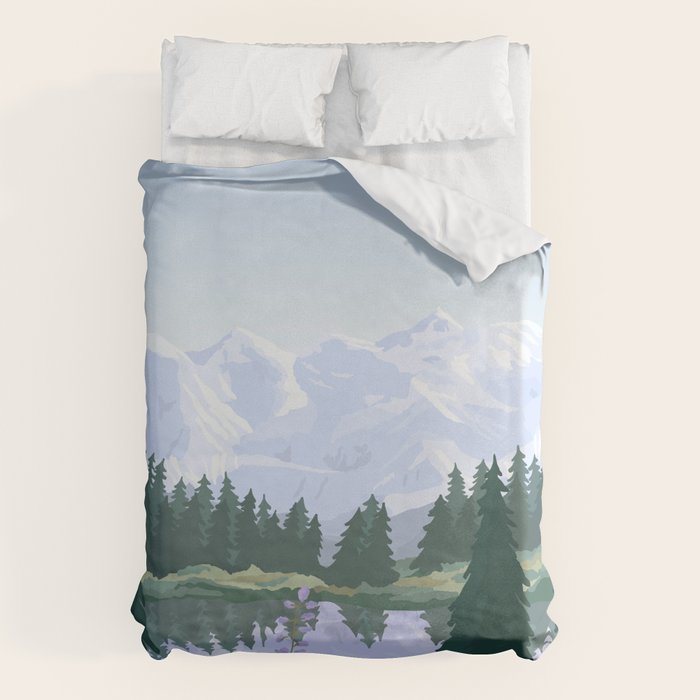 Denali National Park Duvet Cover Gallery Image 1