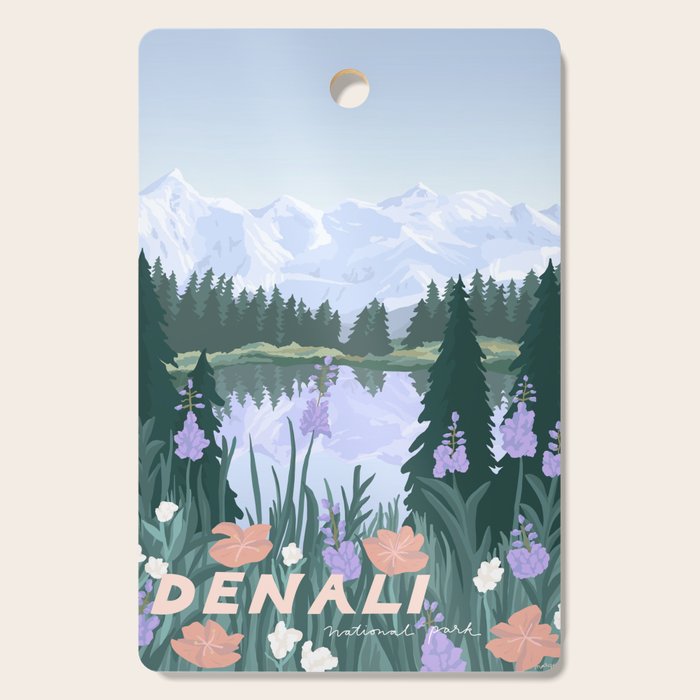 Denali National Park Cutting Board Gallery Image 1