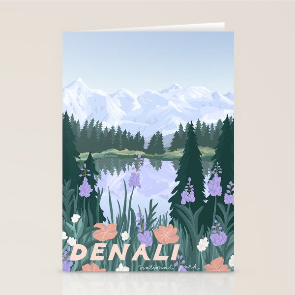 Denali National Park Stationery Card Gallery Image 2