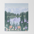 Denali National Park Throw Blanket Gallery Image 2