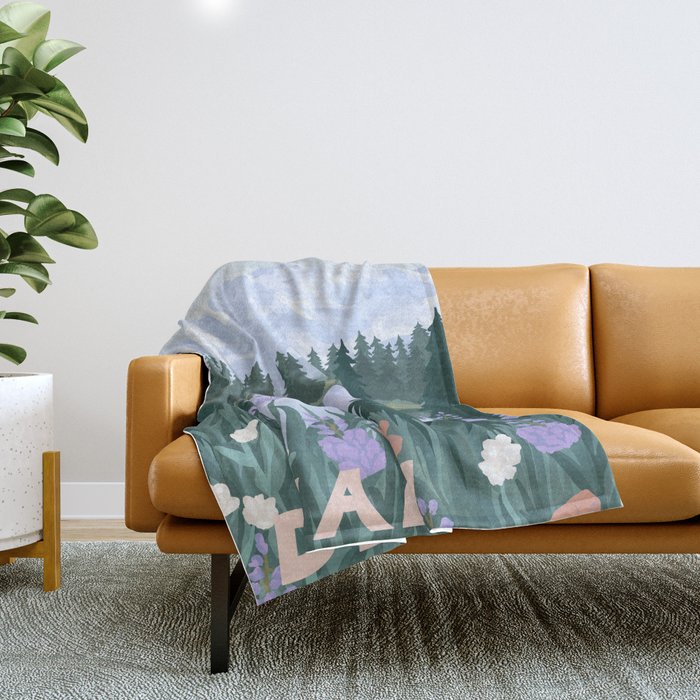 Denali National Park Throw Blanket Gallery Image 1