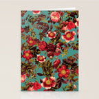Spring Summer Floral Pattern Stationery Card Gallery Image 2