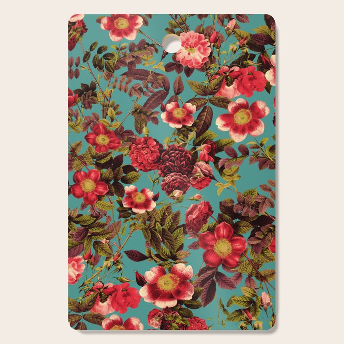 Spring Summer Floral Pattern Cutting Board Gallery Image 1