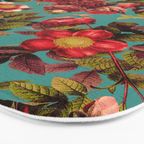 Spring Summer Floral Pattern Bath Mat Gallery Image 3