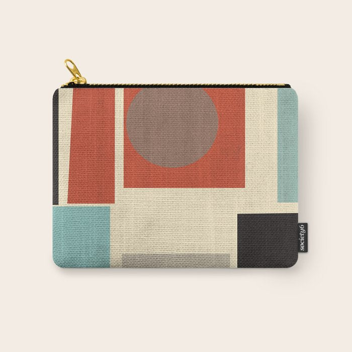 Geometric Composition Square  Carry All Pouch Gallery Image 1