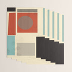 Geometric Composition Square  Wrapping Paper Gallery Image 3