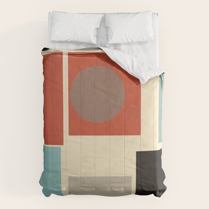 Geometric Composition Square  Comforter Gallery Image 1