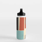 Geometric Composition Square  Water Bottle Gallery Image 3