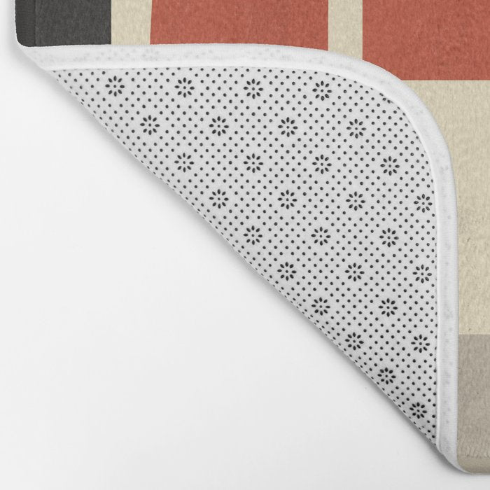 Geometric Composition Square  Bath Mat Gallery Image 2