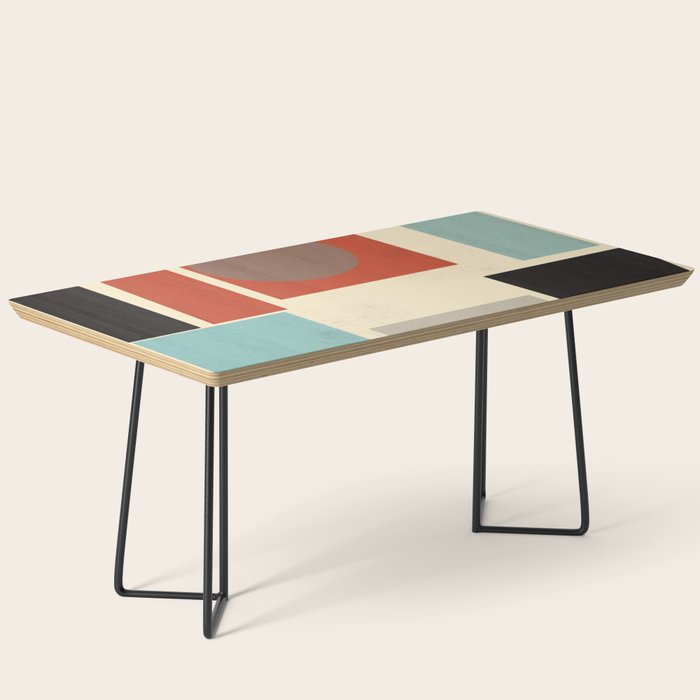 Geometric Composition Square  Coffee Table Gallery Image 1