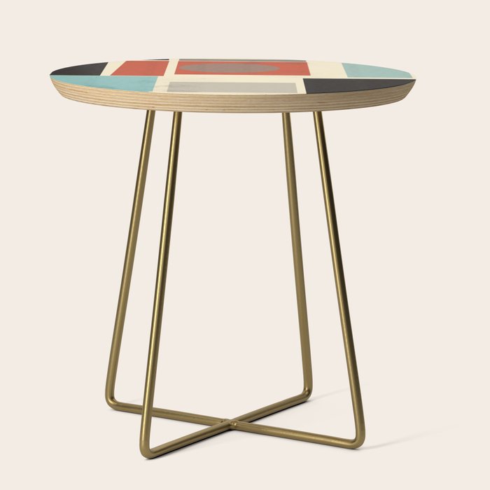Geometric Composition Square  Side Table Gallery Image 1