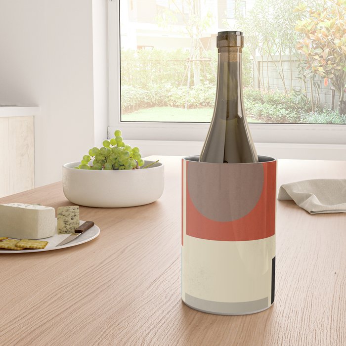 Geometric Composition Square  Wine Chiller Gallery Image 4