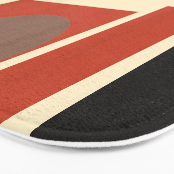 Geometric Composition Square  Bath Mat Gallery Image 3